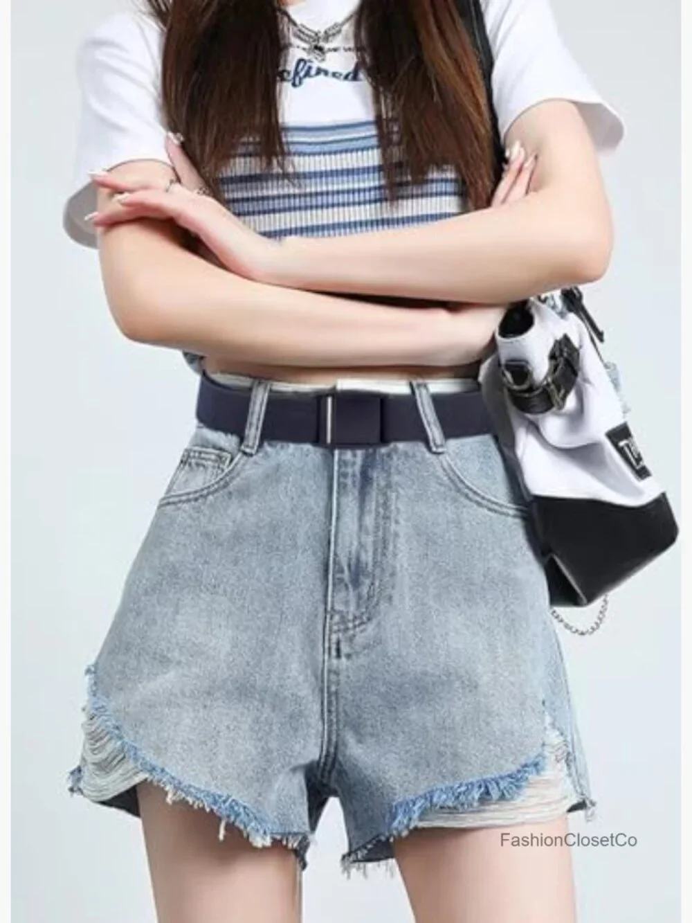 Invisible Elastic Adjustable Slimming No Show Belt for Jeans